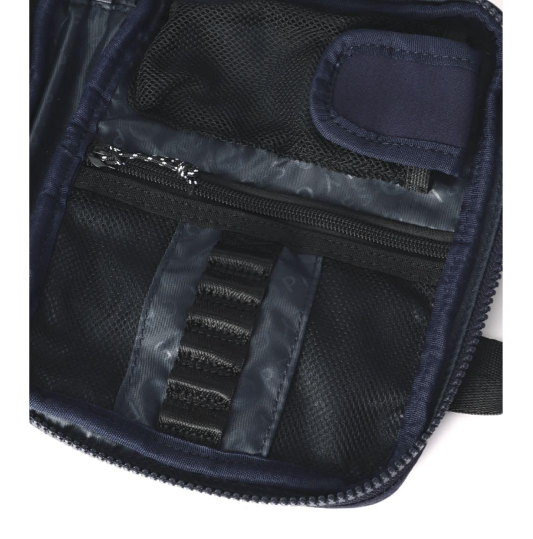 PEARLY GATES 大人スマイルラウンドポーチ ネイビー