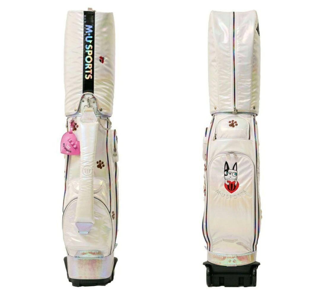 新品 未使用品 MUスポーツ キャディバッグ ローリングソール オーロラ