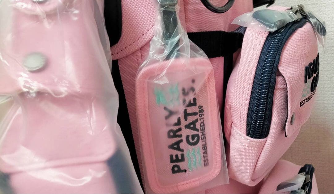 新品 パーリーゲイツ ゴルフ 取り外し型 キャディバッグ 日本正規品 ピンク