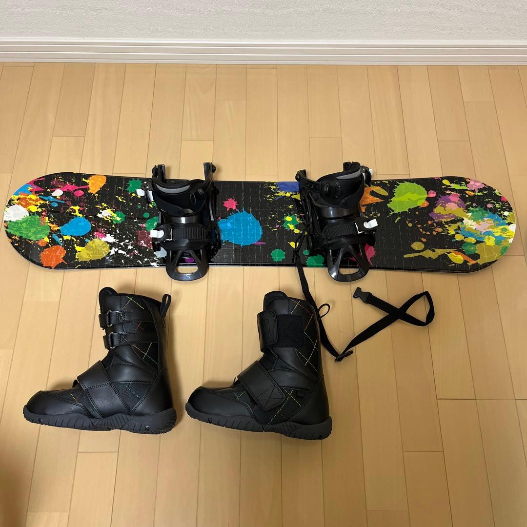 【新品・未使用】スノーボード3点セット　23cm〜24cm