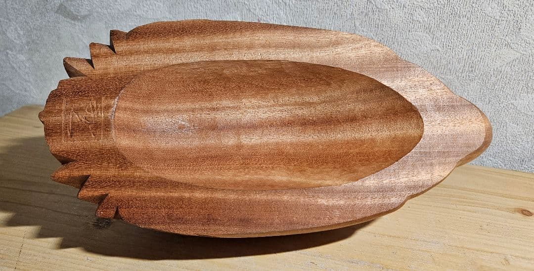 名工 井波彫刻 川原和夫作 木彫 『鶴』骨董品　アンティーク