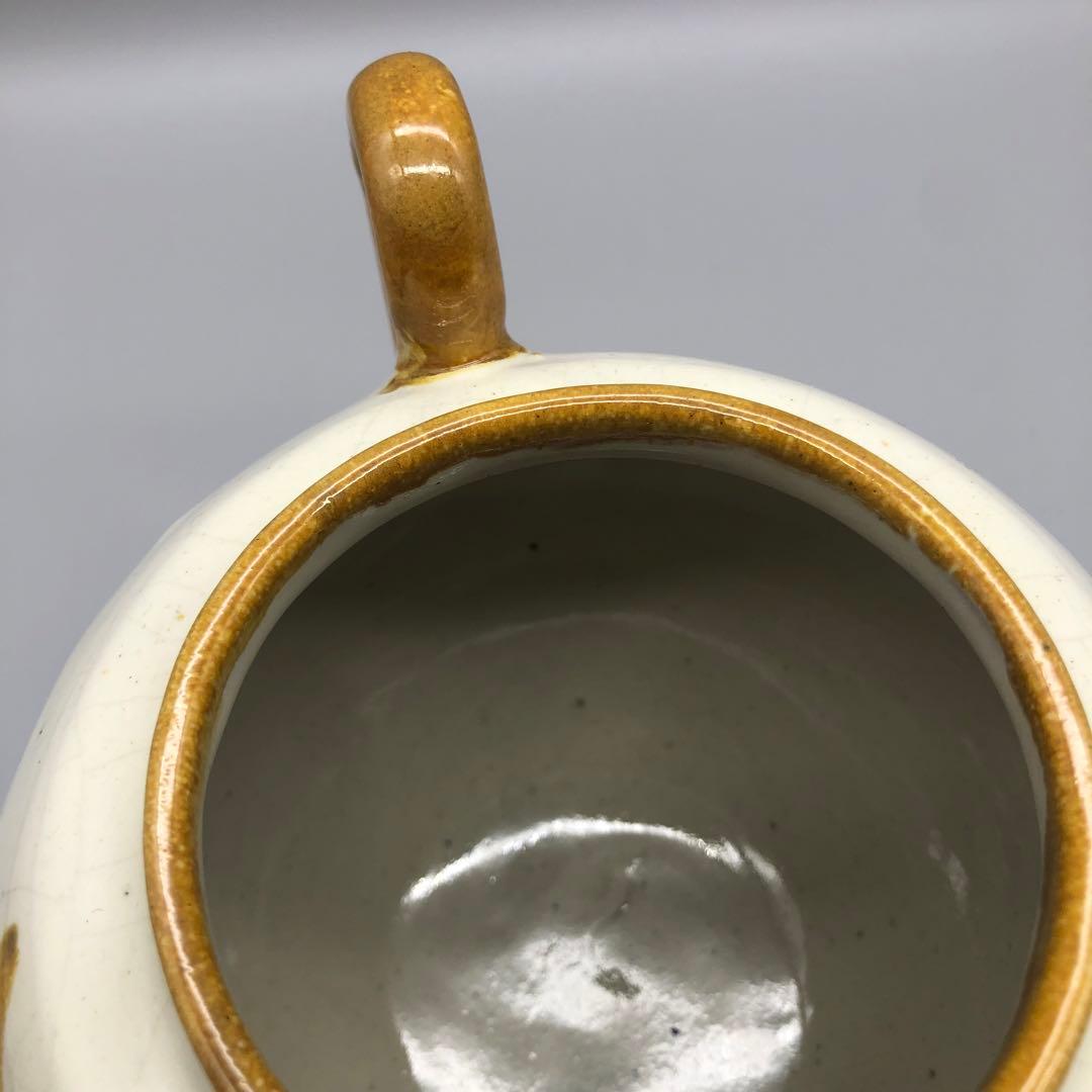 メキシコプエブラタラベラ焼ビンテージ陶器伝統工芸バード鳥ティーポット大サイズ