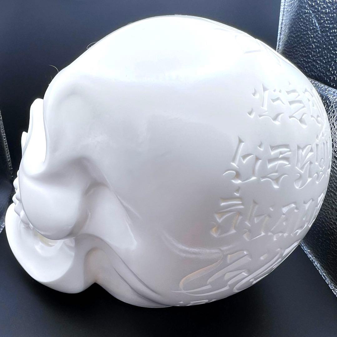 その他 HASADHU SHINGON SKULL SCULPTURE IN WHITE