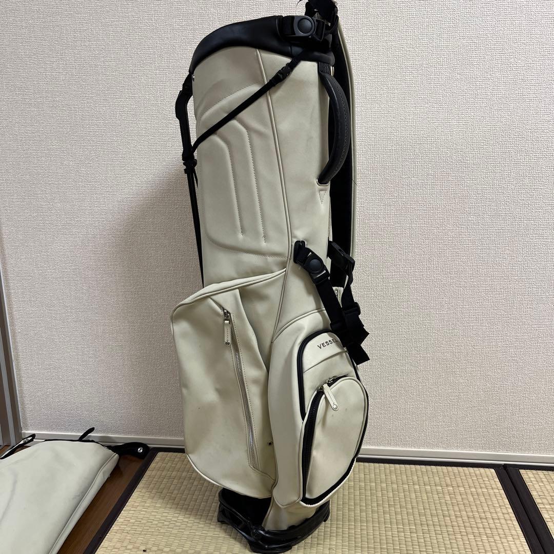Vessel ゴルフバッグ キャディバッグ　ホワイト