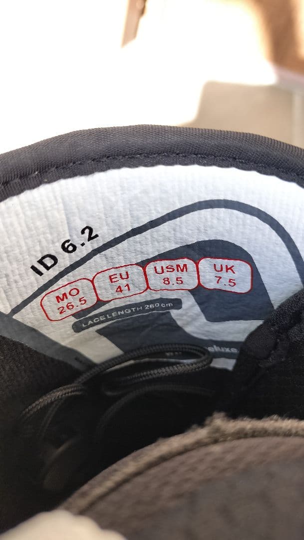 【JOE】DEELUXE ID6.2 26.5cm スノーボードブーツ