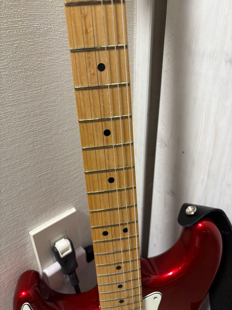 Fender Mexico Player Stratocaster lefty赤