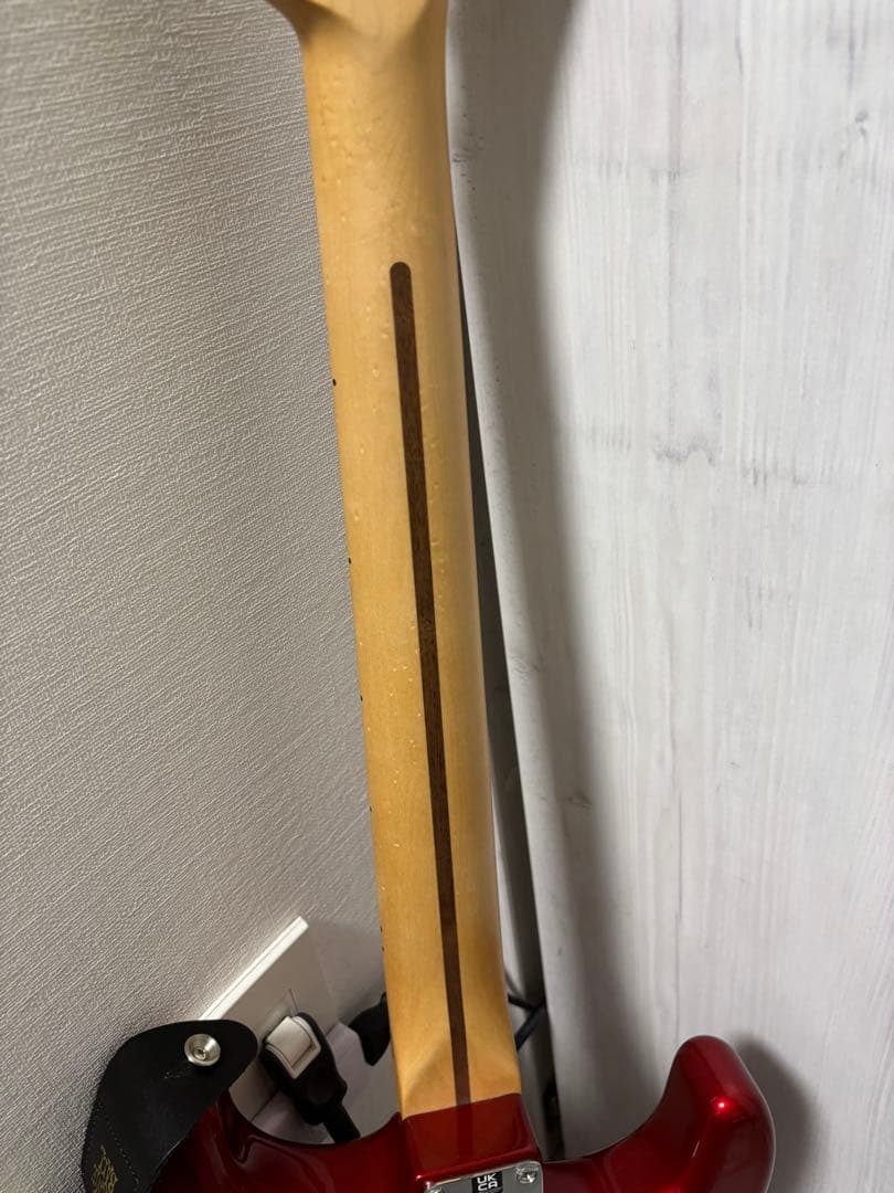 Fender Mexico Player Stratocaster lefty赤