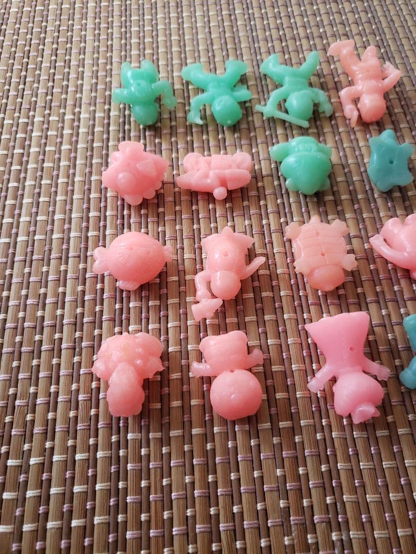 ロッテ　ファミコンチョコ消しゴム1弾フルセット　食玩　ピンク多め　マリオ