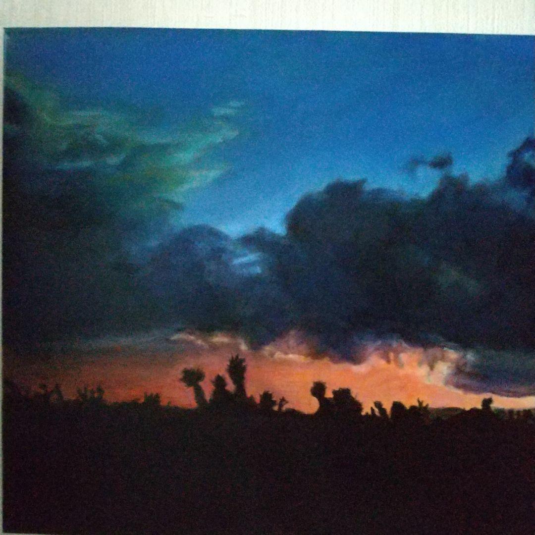 油絵 風景#1 40X80X1.5cm