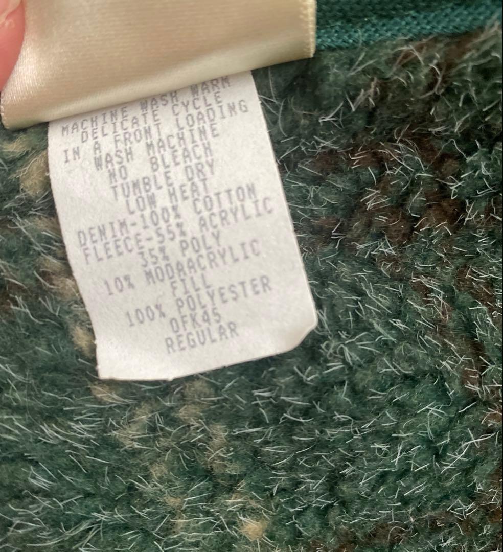 未使用 80's 90's L.L. Bean エルエルビーン 足跡柄 マット