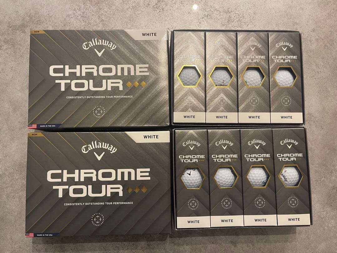 【新品未使用】キャロウェイ クロムツアー トリプルダイヤモンド 2ダース
