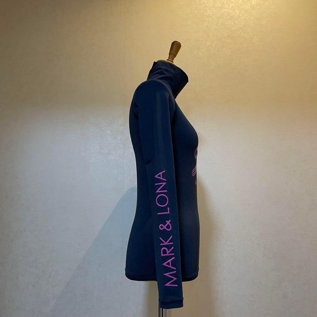 【美品】マークアンドロナ MARK&LONA モックネック ハイネック長袖 36