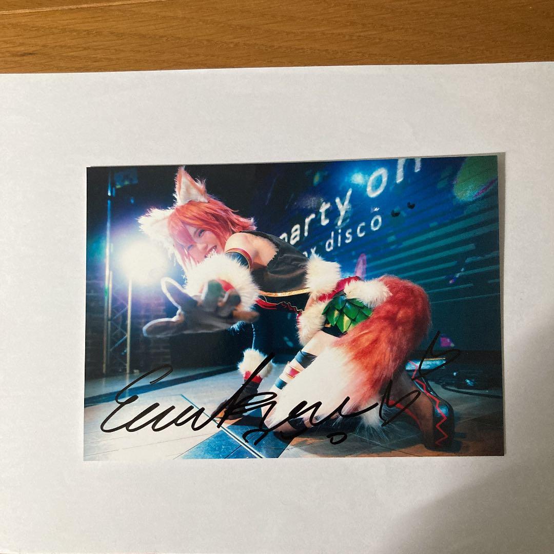 えなこ　直筆サイン入りフォト