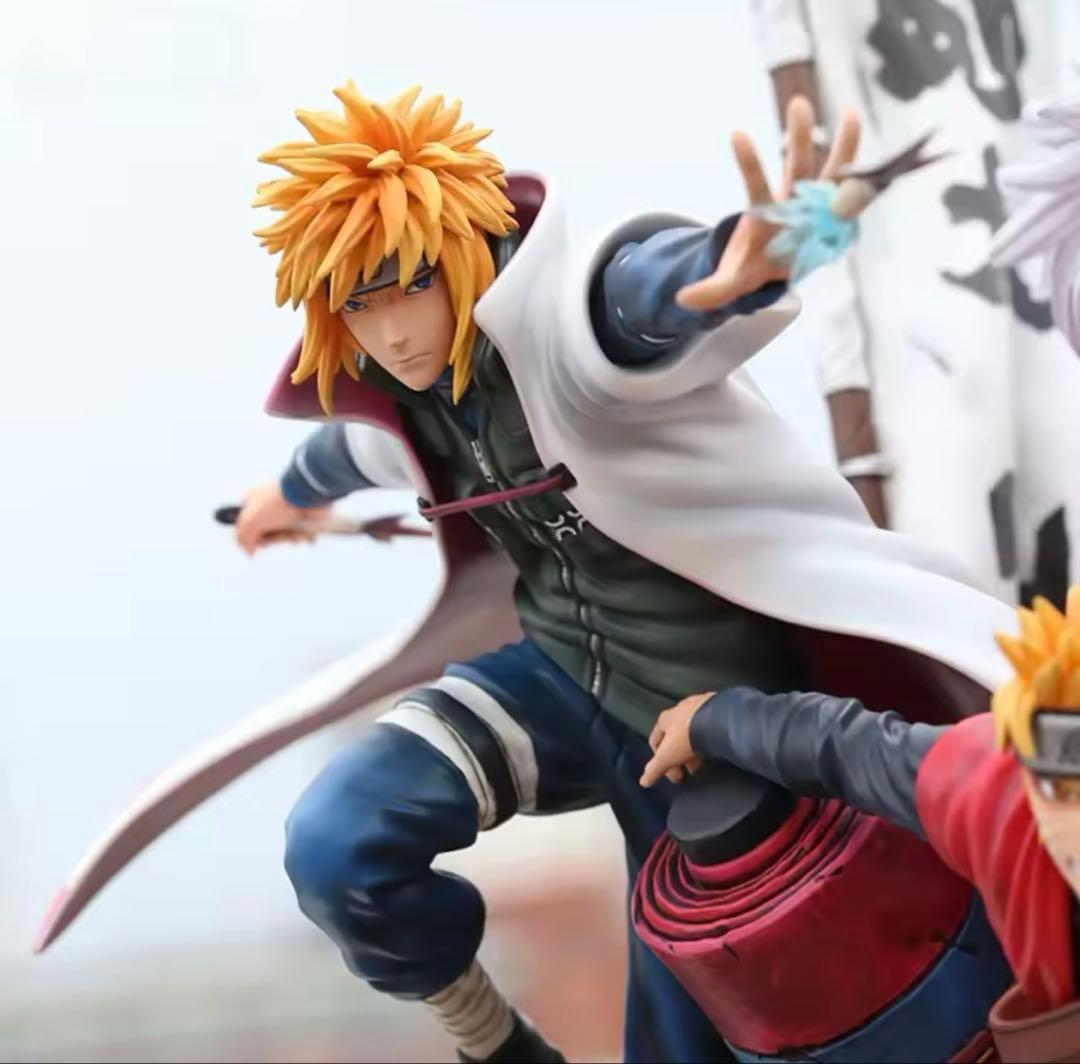 「激レア」NARUTO -ナルト- 師弟3人フィギュア（ナルト・自来也・ミナト）