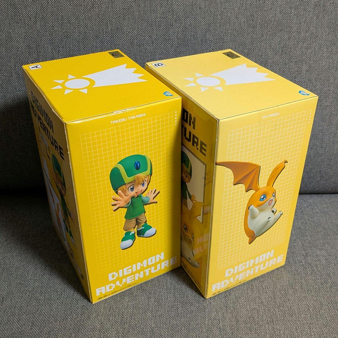 デジモン　フィギュア　DXF　アグモン　ガブモン　テイルモン　パタモン