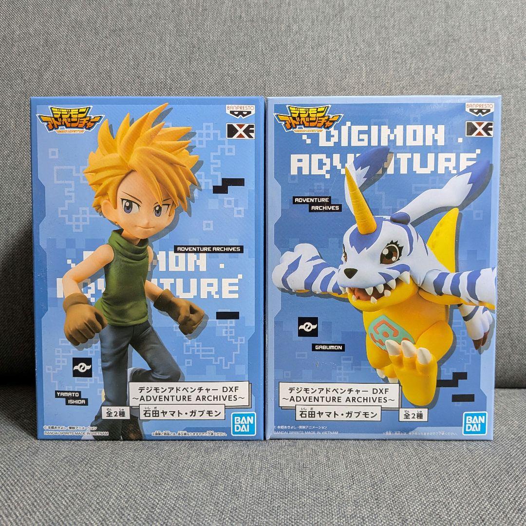 デジモン　フィギュア　DXF　アグモン　ガブモン　テイルモン　パタモン