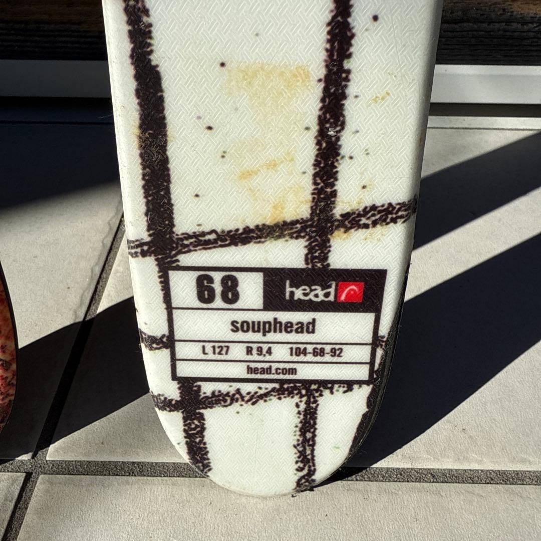 head スキー板127 & SALOMON ビンディング