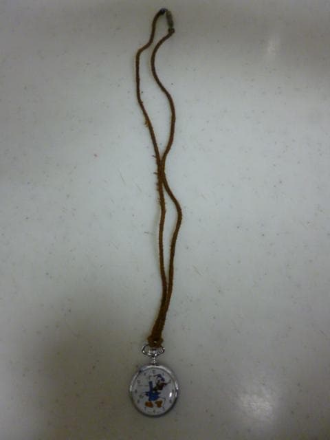 Disney フランス製 ★ O.J.PERRIN 懐中時計 ドナルドダック