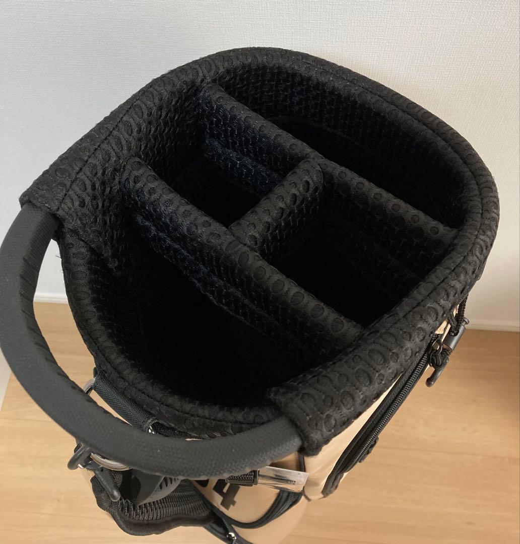 新品 パーリーゲイツ ジャックバニー 定番キャディバッグ 自立型 ベージュ