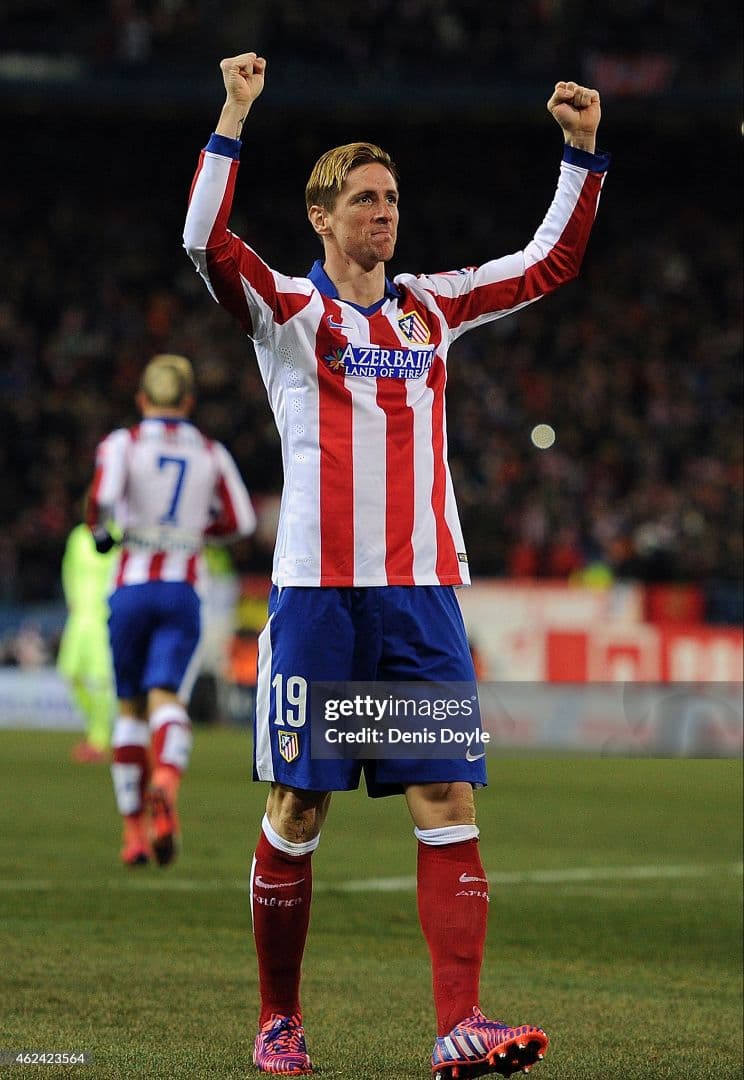 14-15 アトレティコ・マドリード 選手用 長袖 トーレス ユニフォーム