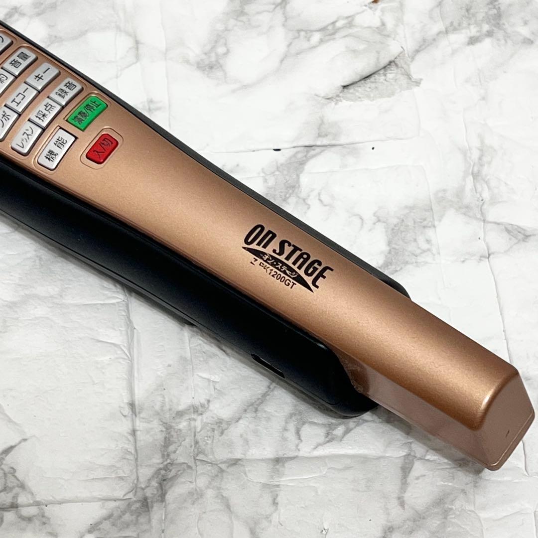 【動作品】オンステージ カラオケマイク Z-PK1200GT 曲カートリッジ2本