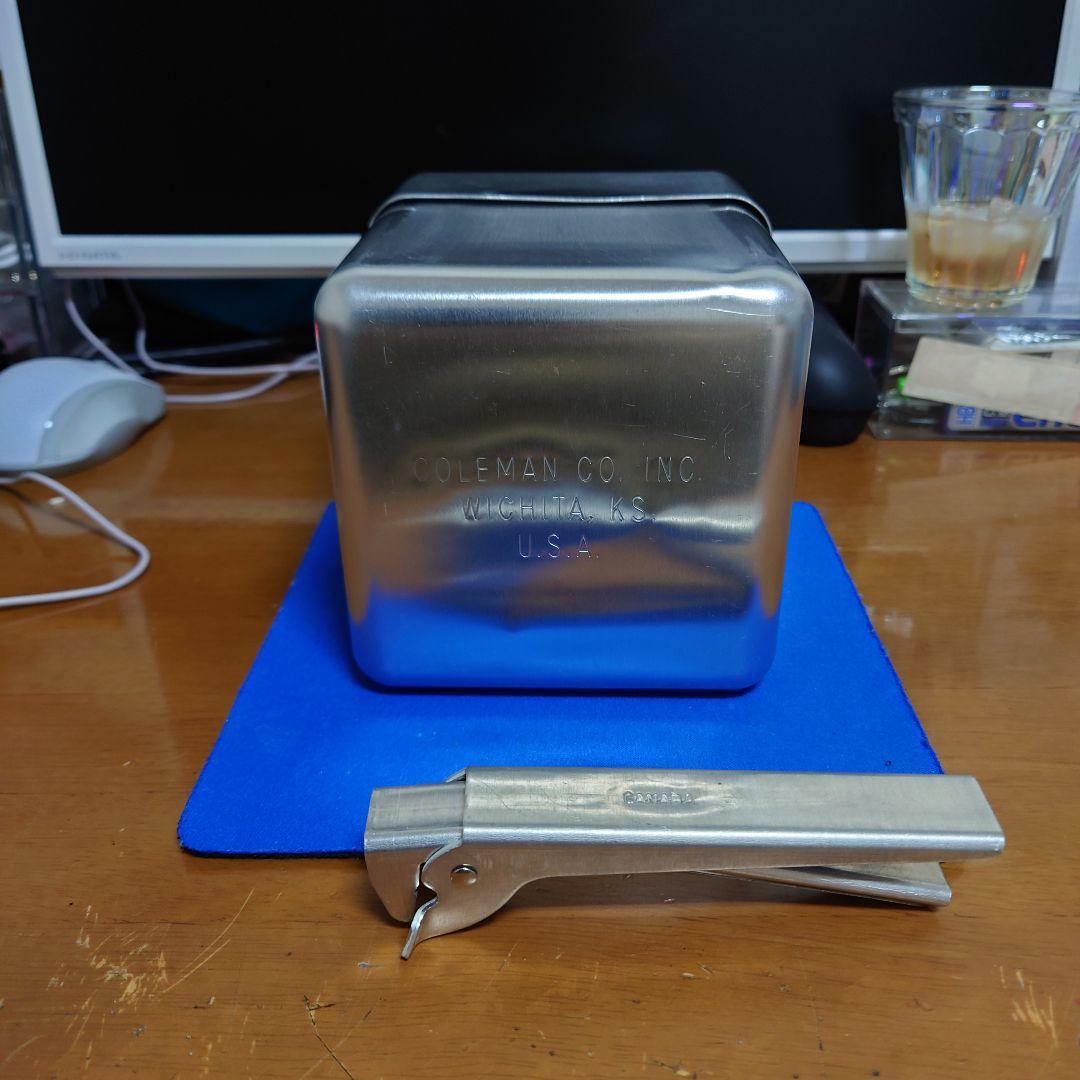 【デッドストック】コールマン　PEAK1ストーブ　アルミクッカーケース