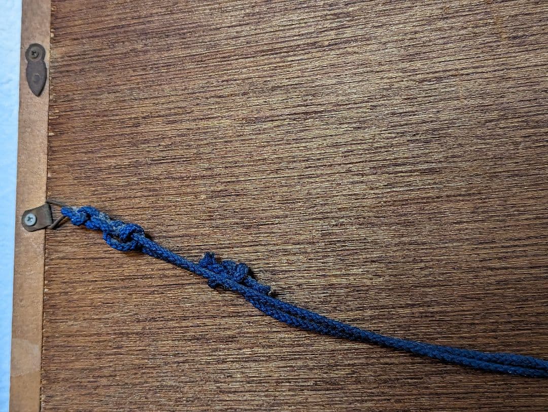 薔薇の油絵　額つき　縦42vm横51cm幅5cm