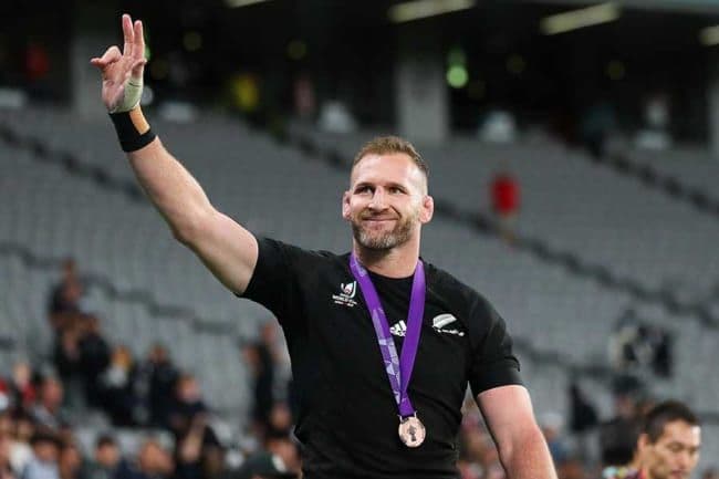 元ニュージーランド代表オールブラックス　キアラン・リード選手直筆サイン色紙