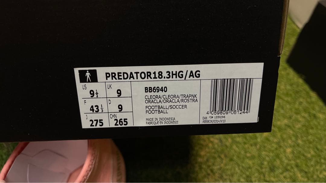 新品　adidas Predator 18.3 HG AG  27.5cm