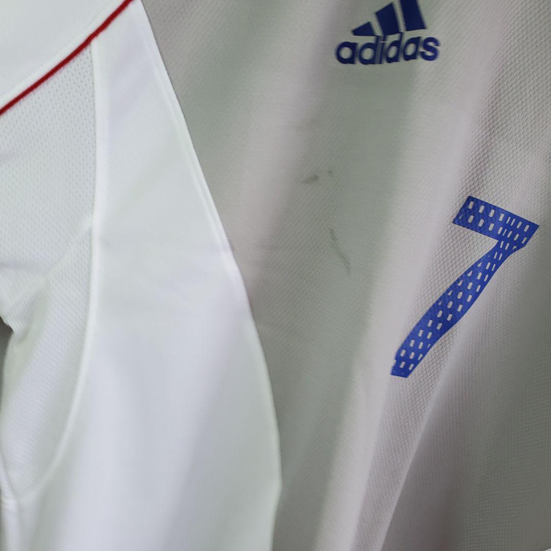 アディダス 日本代表 ユニフォーム ウェア 白 2002 中田英寿選手 アウェイ