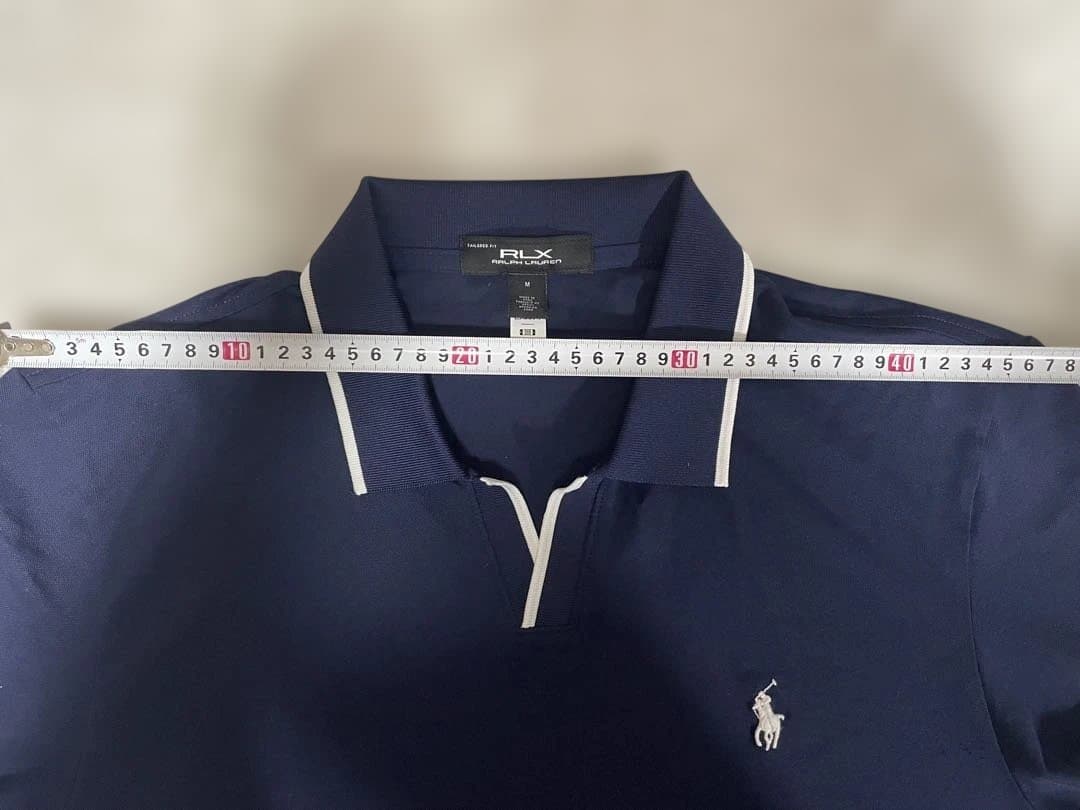 ラルフローレン　ポロシャツ　ネイビー　M