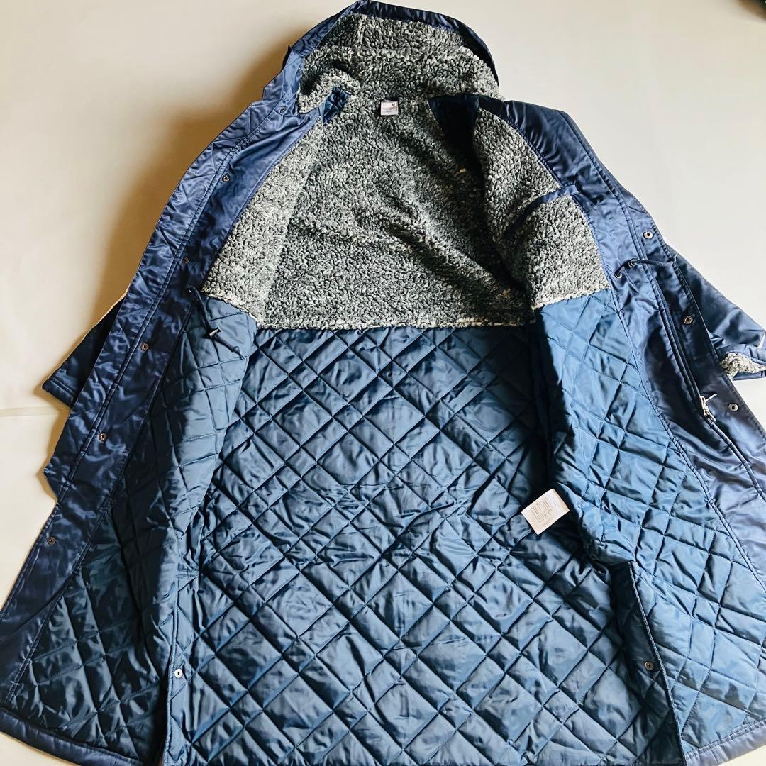 NIKE ナイキ　ベンチコート　ロングアウター　裏ボア　キルティング　刺繍　M