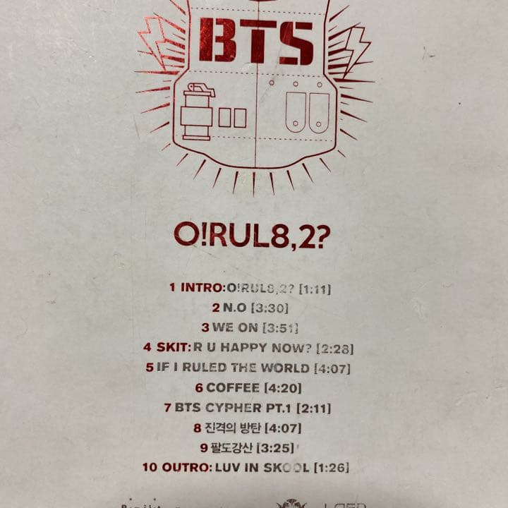 BTSアルバム　サイン入り