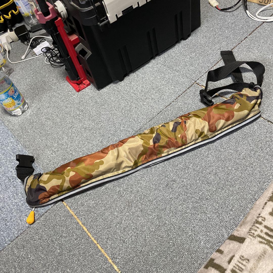 ウエスト型迷彩ライフジャケット