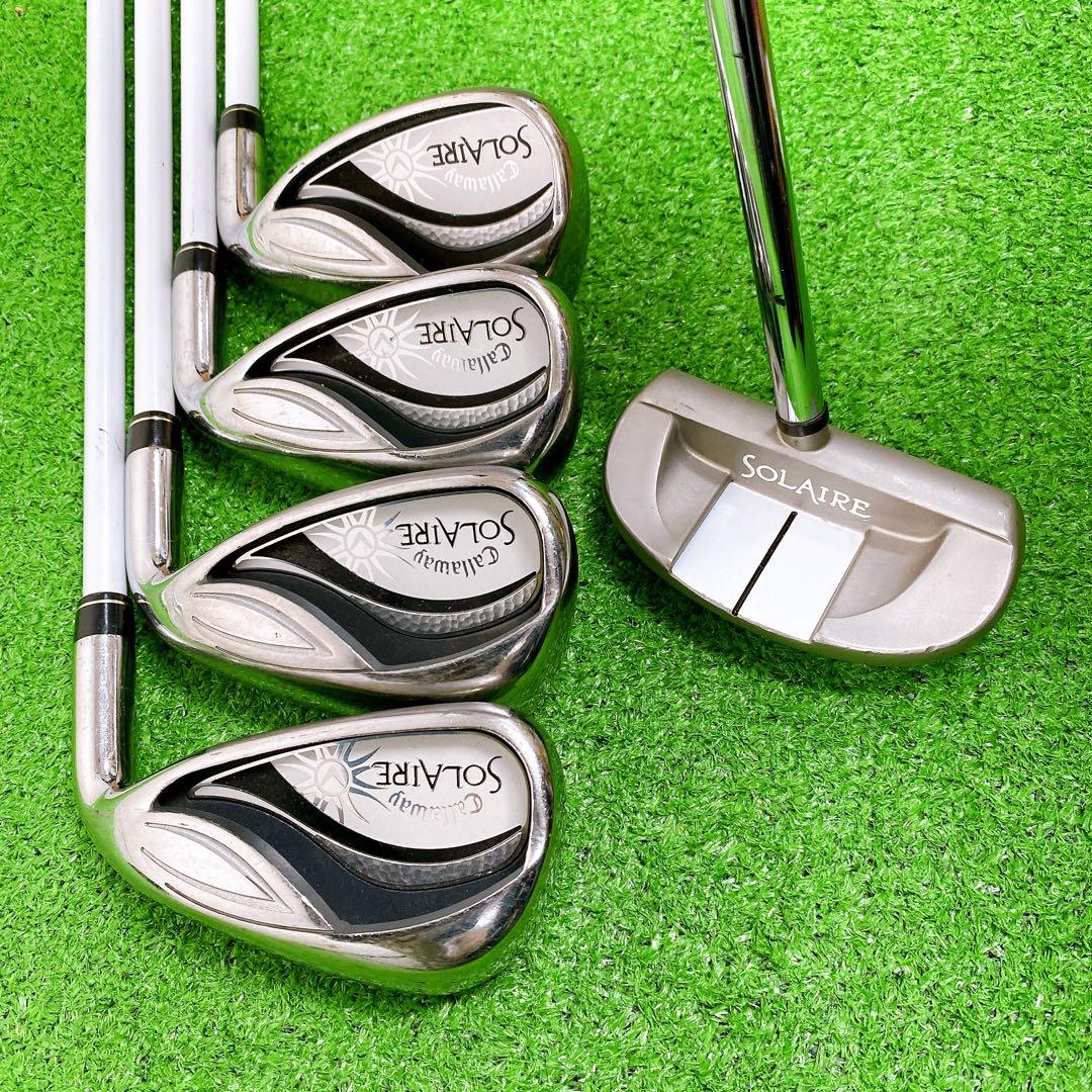 キャロウェイ ソレイユ レディースクラブセット 8本 現行バッグ付き 少し訳有り