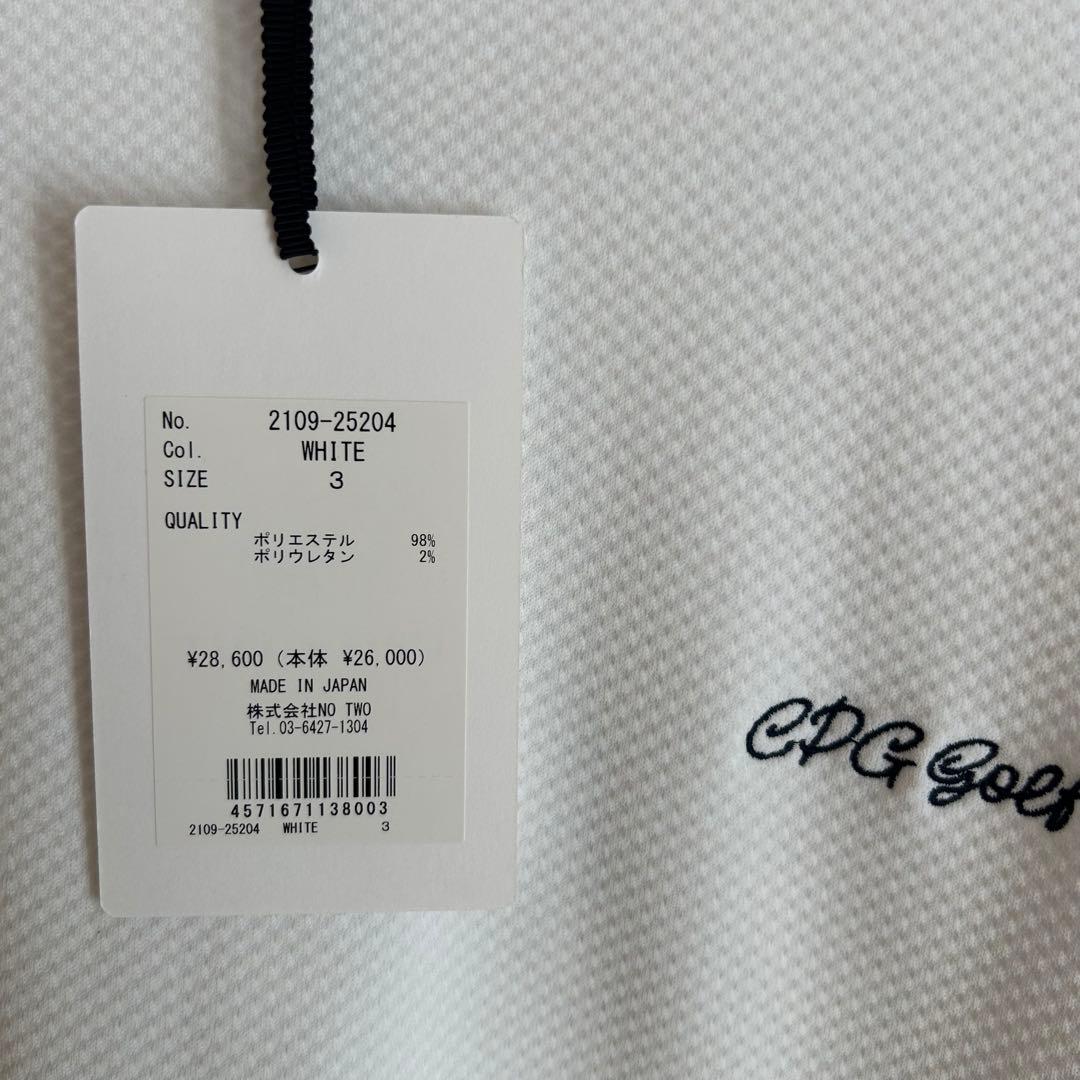 CPG GOLF 半袖モックネック