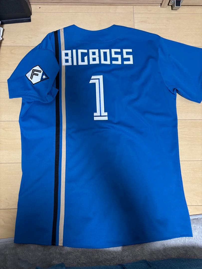 北海道日本ハムファイターズ 新庄剛志 BIGBOSS ビジター ユニフォーム L