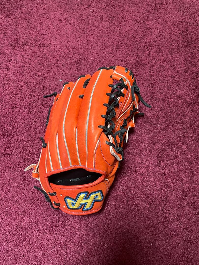 ハタケヤマ 軟式グローブ 湯もみ型付け済 TH-G801V 外野手用