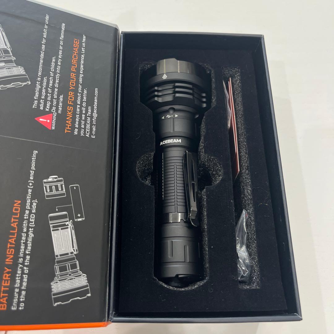 ※説明文必読　ACEBEAMエースビーム　P18 タクティカルフラッシュライト