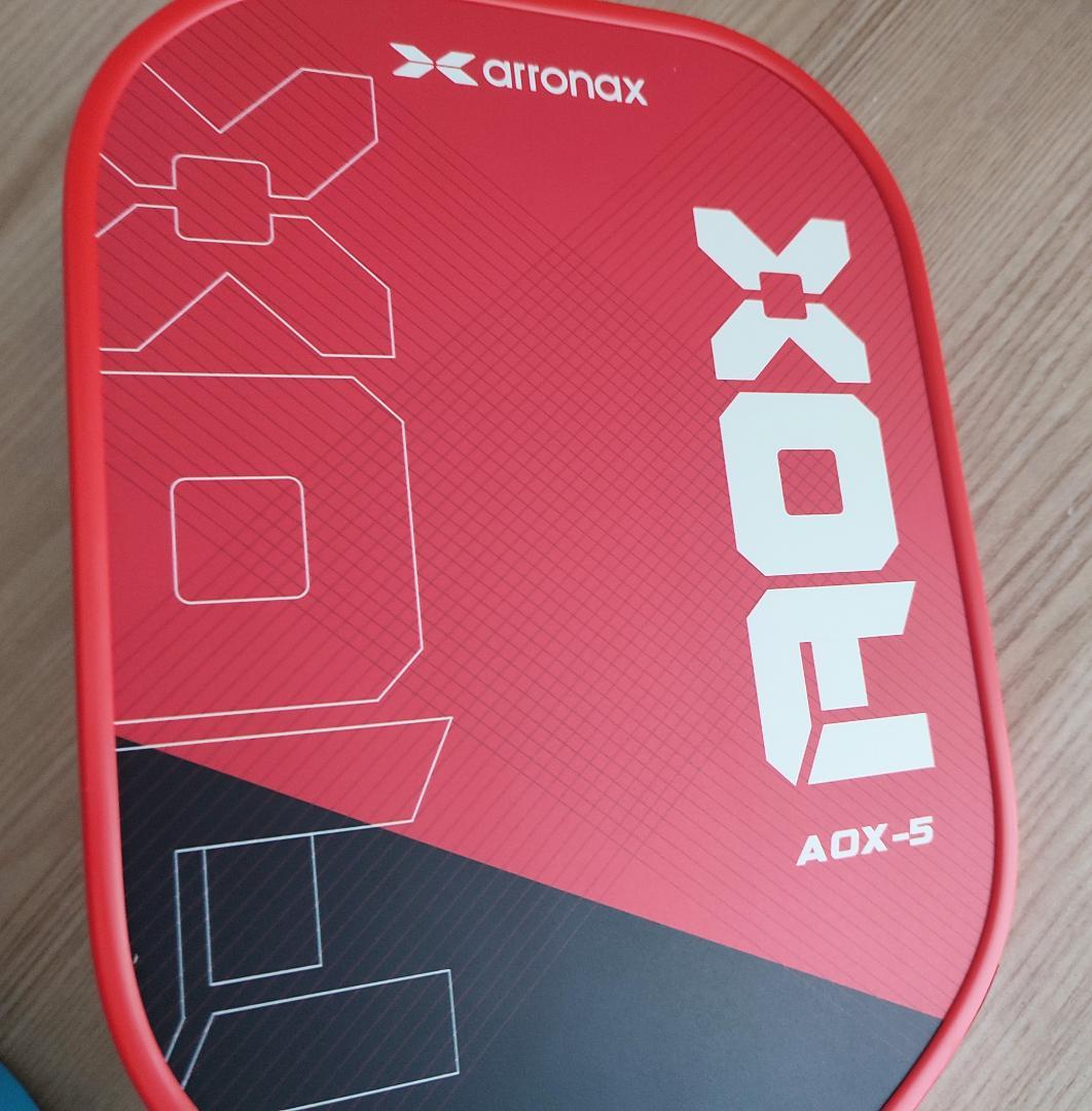 ピックルボール パドル セット ARRONAX カーボン加工の摩擦面 青 赤 2