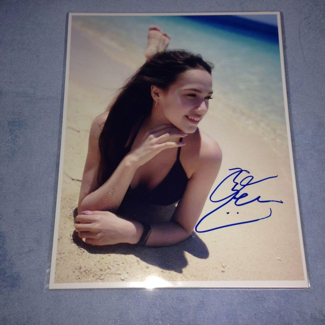 アリーナ・ザギトワ 証明書付き直筆サインフォト20x25cm