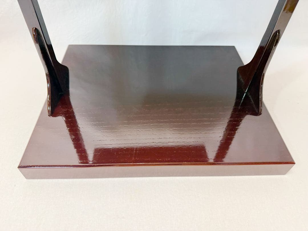 ほぼ未使用 茶道具 溜塗 小及棚 台 藪内流 遠州流 石州流 水指棚 元箱