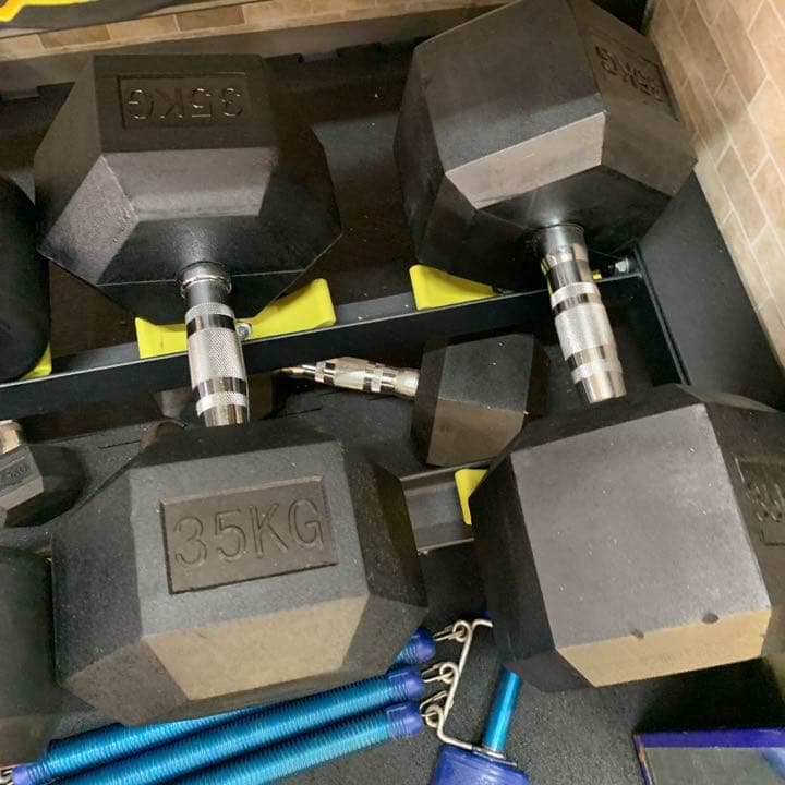 ラバーヘックス  ダンベル30kg  35kg