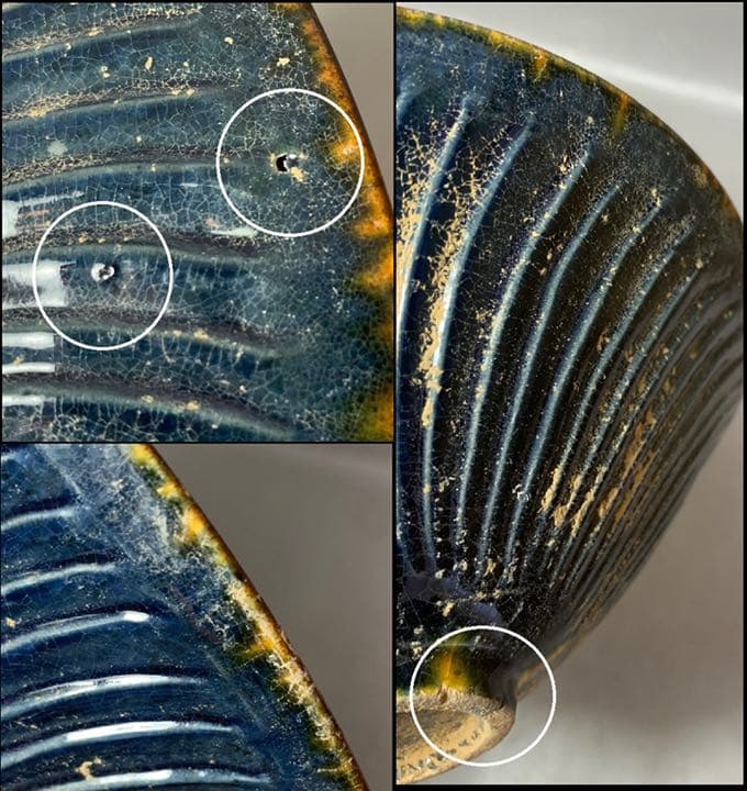 中国 三彩鳥図平碗　f2220714