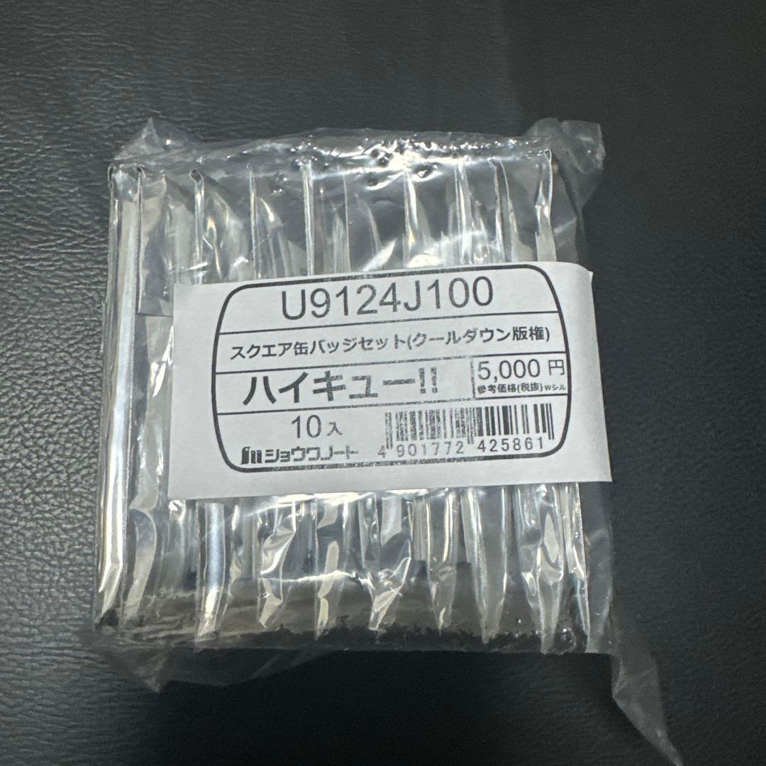 ハイキュー！！ スクエア缶バッジ クールダウン　セブンネット限定