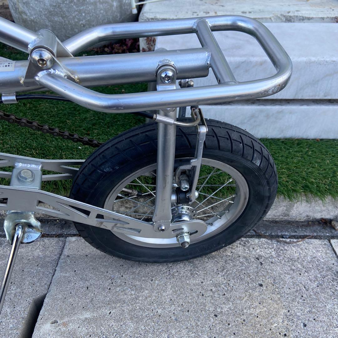 GEKKO ゲッコウ⭐️折りたたみ自転車　シルバー　【3614】