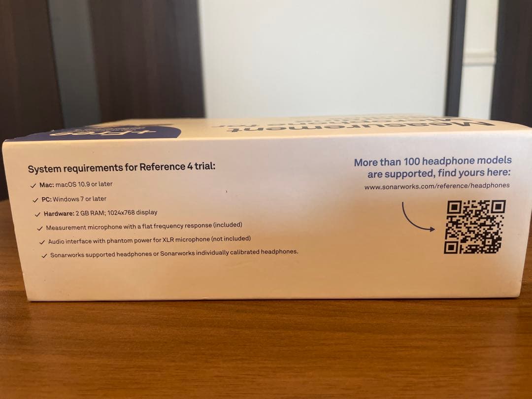 Sonarworks XREF20 測定マイク（元箱付き)