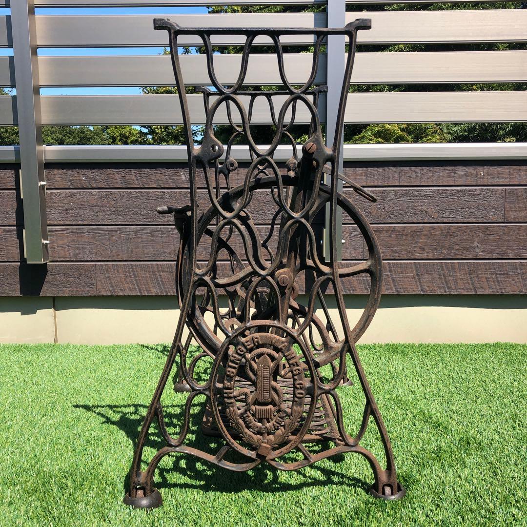 希少 網目脚 SINGER シンガー 足踏み ミシン