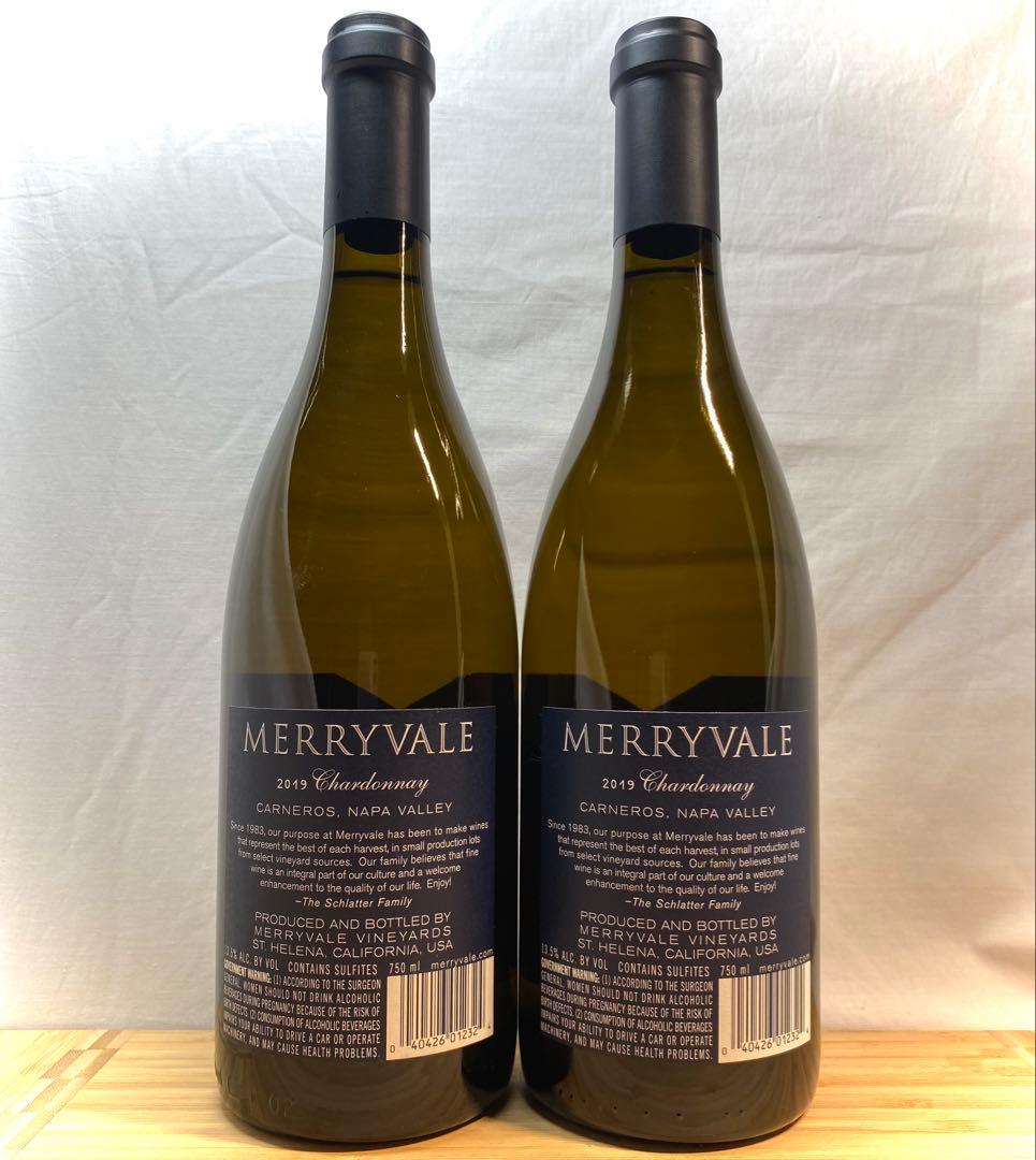 【2本セット】Merryvale Chardonnay 2019 白ワイン