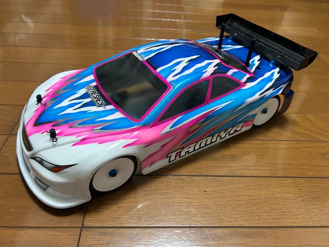 16 タミヤ　TA08 PRO 中古　おまけタイヤ、ボディつき